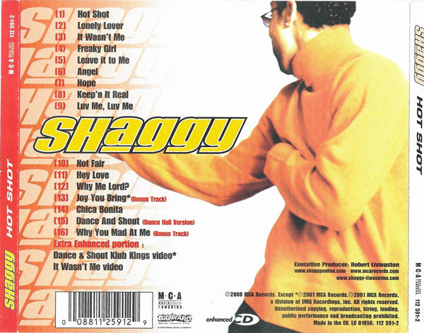 Shaggy : Hot Shot (CD, Album, Enh, S/Edition)
