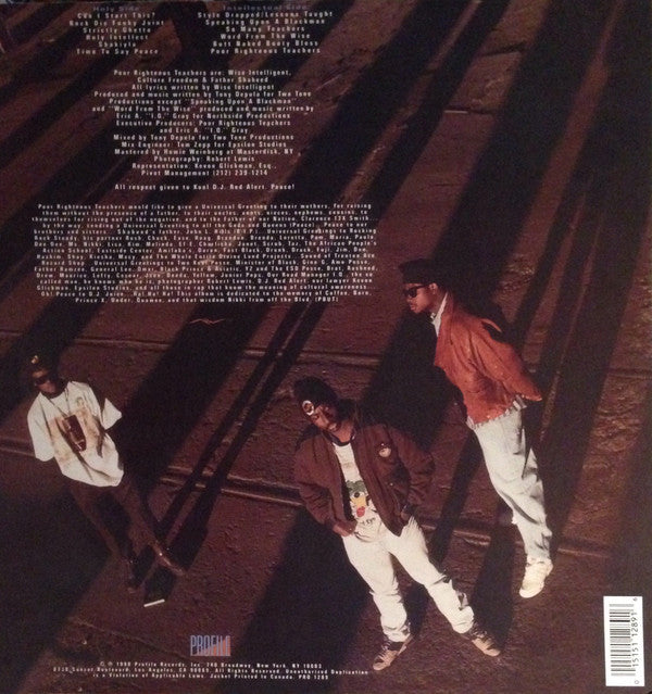 Poor Righteous Teachers : Holy Intellect (LP, Album, RE)