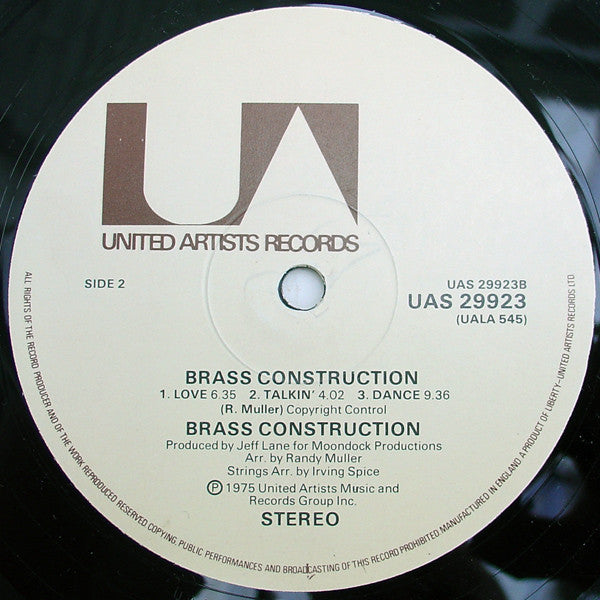 Brass Construction : Brass Construction (LP, Album)