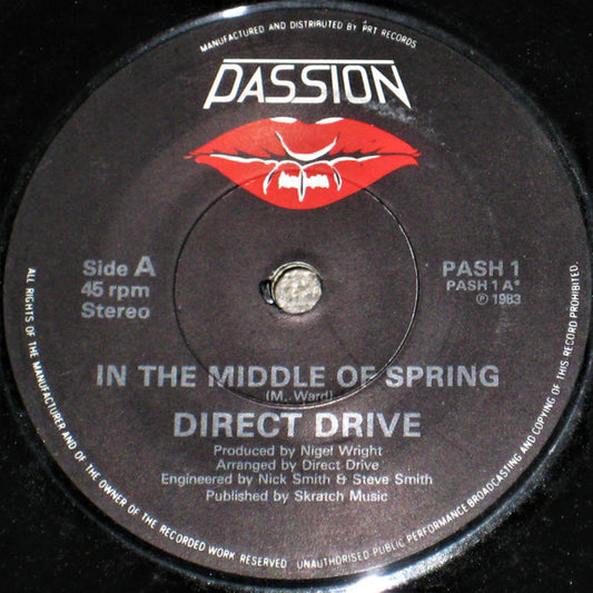 Direct Drive (3) : In The Middle Of Spring (7", Single)