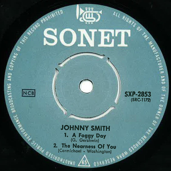 Johnny Smith Trio : Easy Listening (7", EP)