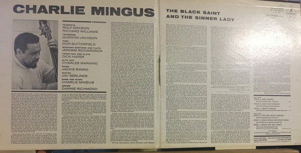 Charles Mingus : The Black Saint And The Sinner Lady (LP, Album, RP, Gat)