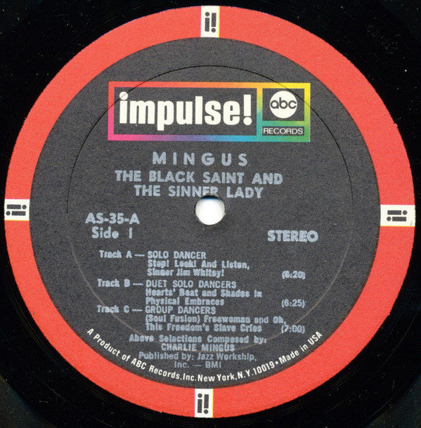 Charles Mingus : The Black Saint And The Sinner Lady (LP, Album, RP, Gat)