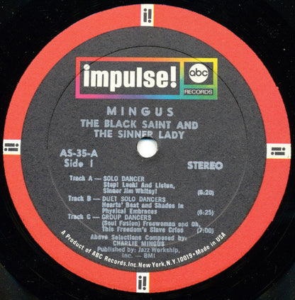 Charles Mingus : The Black Saint And The Sinner Lady (LP, Album, RP, Gat)