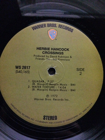Herbie Hancock : Crossings (LP, Album, Ind)