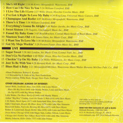Willie Buck : The Life I Love (CD, Album, RE, Bon)