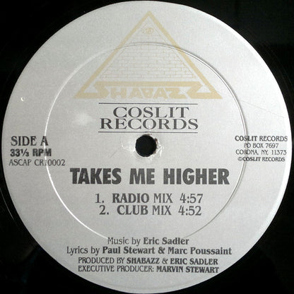 Shabazz : Takes Me Higher (12")