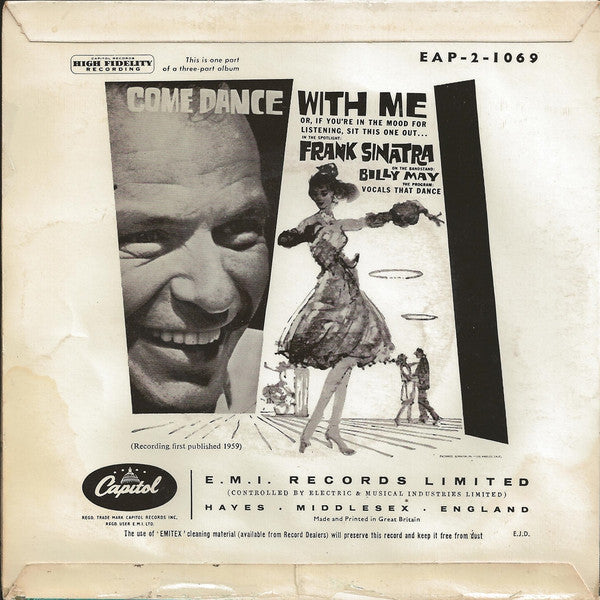 Frank Sinatra With Billy May And His Orchestra : Come Dance With Me (Part 2) (7", EP)