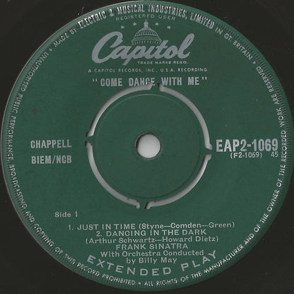 Frank Sinatra With Billy May And His Orchestra : Come Dance With Me (Part 2) (7", EP)
