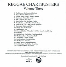Various : Reggae Chartbusters (Volume Three) (CDr, Album, Comp, Promo, RE, RM)