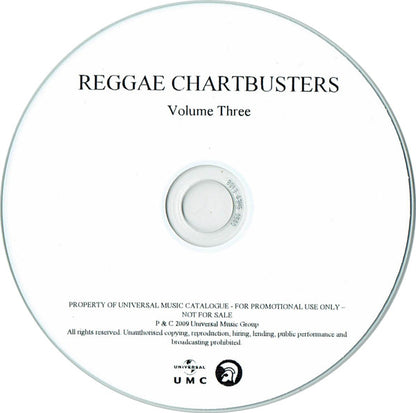 Various : Reggae Chartbusters (Volume Three) (CDr, Album, Comp, Promo, RE, RM)