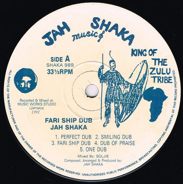 Jah Shaka : Far-I Ship Dub (LP, Album)