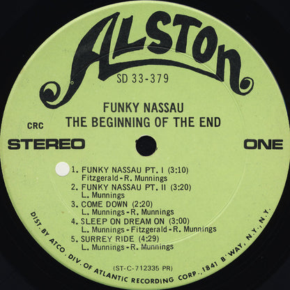The Beginning Of The End : Funky Nassau (LP, Album, Club)