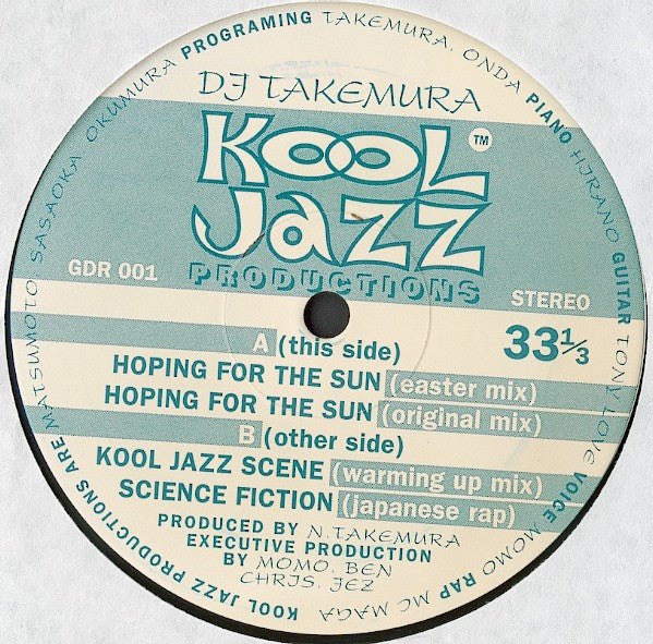 DJ Takemura*, Kool™ Jazz Productions* : Hoping For The Sun (12")