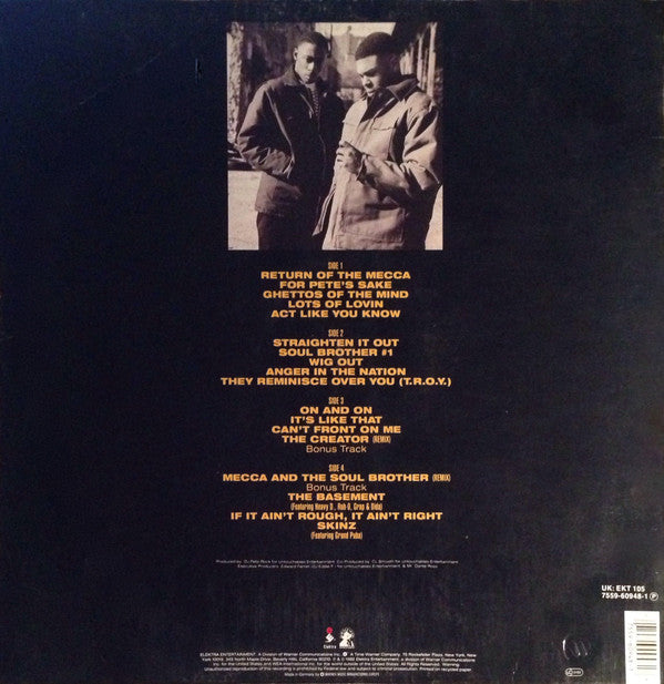 Pete Rock & C.L. Smooth : Mecca And The Soul Brother (2xLP, Album)