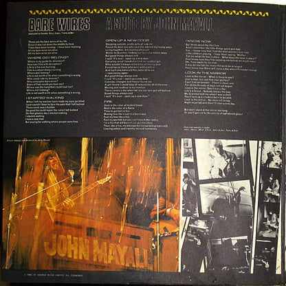 John Mayall's Bluesbreakers* : Bare Wires (LP, Album, Mono)