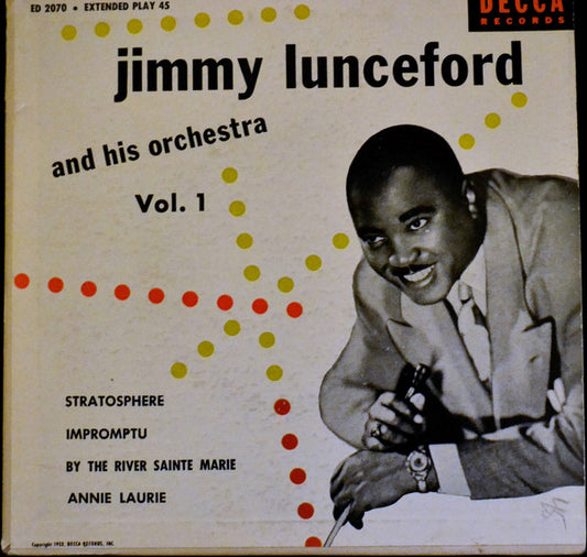 Jimmie Lunceford And His Orchestra : Vol. 1 (7", EP)