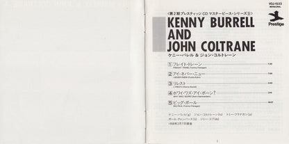 Kenny Burrell & John Coltrane : Kenny Burrell & John Coltrane (CD, Album, Mono, RE, RM)