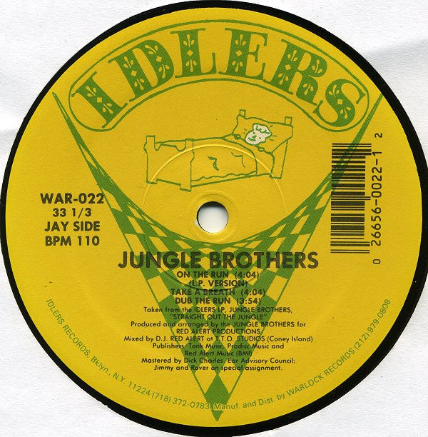 Jungle Brothers : On The Run (12")