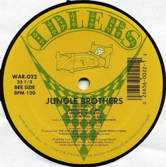 Jungle Brothers : On The Run (12")