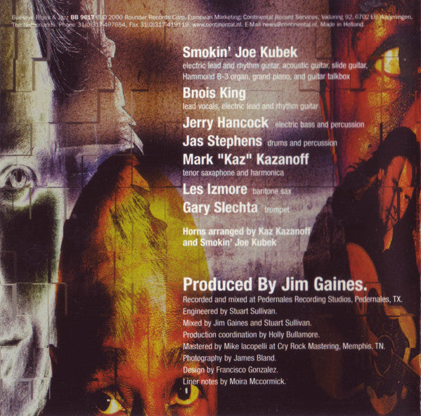 Smokin' Joe Kubek Featuring Bnois King : Bite Me! (CD, Album)