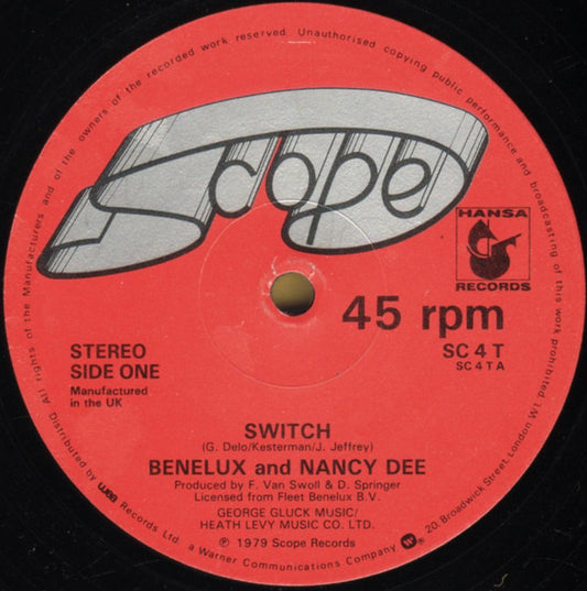 Benelux & Nancy Dee : Switch (12")