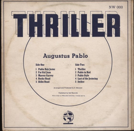 Augustus Pablo : Thriller (LP, Album)