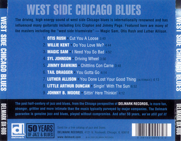 Various : Delmark 50th Anniversary Collection West Side Chicago Blues (CD, Comp)