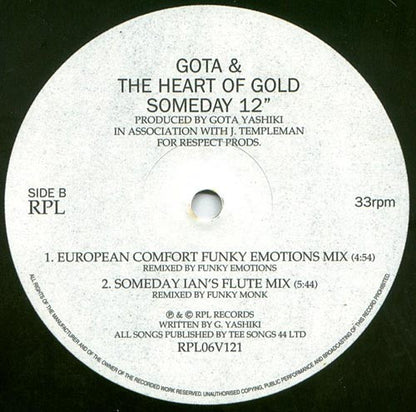 Gota & The Heart Of Gold : Someday (12")