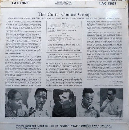 The Curtis Counce Group : The Curtis Counce Group (LP, Album, Mono)