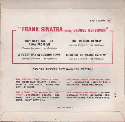 Frank Sinatra : Sings George Gershwin (7", EP)