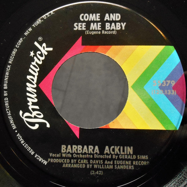 Barbara Acklin : Love Makes A Woman (7", Single, ✤Gl)