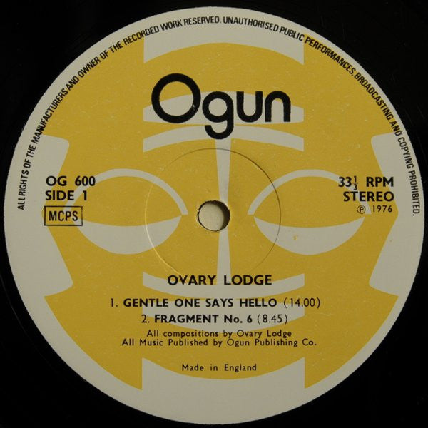 Ovary Lodge : Ovary Lodge (LP)