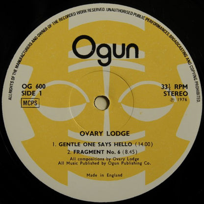 Ovary Lodge : Ovary Lodge (LP)