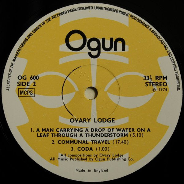 Ovary Lodge : Ovary Lodge (LP)