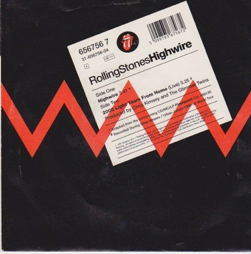 RollingStones* : Highwire (7", Single)