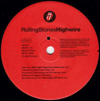 RollingStones* : Highwire (7", Single)