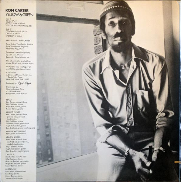 Ron Carter : Yellow & Green (LP, Album, Gat)