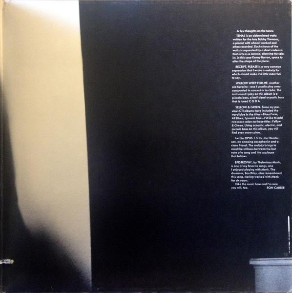 Ron Carter : Yellow & Green (LP, Album, Gat)