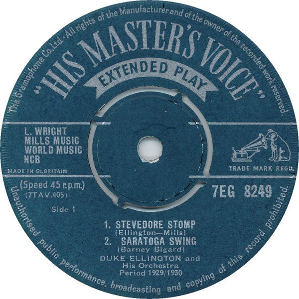 Duke Ellington And His Orchestra : The Duke Steps Out (7", EP)