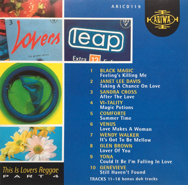 Various : Lovers Leap, This Is Lovers Reggae Vol. 4 (CD, Comp)