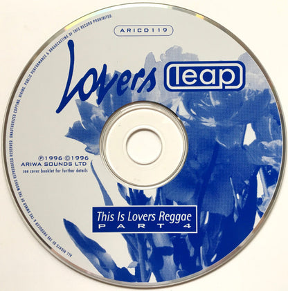 Various : Lovers Leap, This Is Lovers Reggae Vol. 4 (CD, Comp)