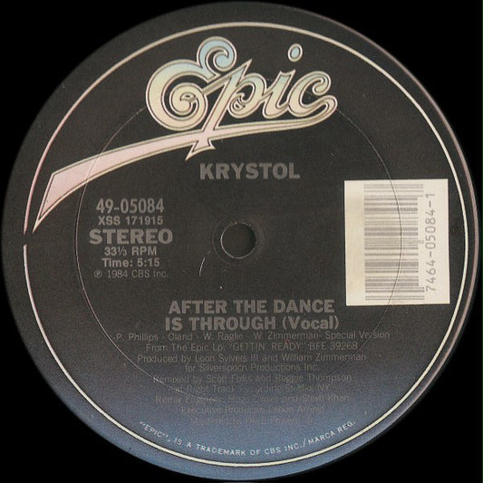 Krystol : After The Dance Is Through (12")
