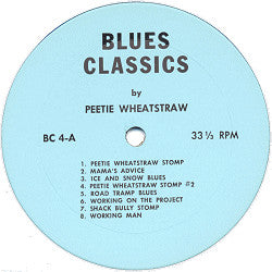 Peetie Wheatstraw And Kokomo Arnold : Blues Classics By Kokomo Arnold / Peetie Wheatstraw (LP, Comp)