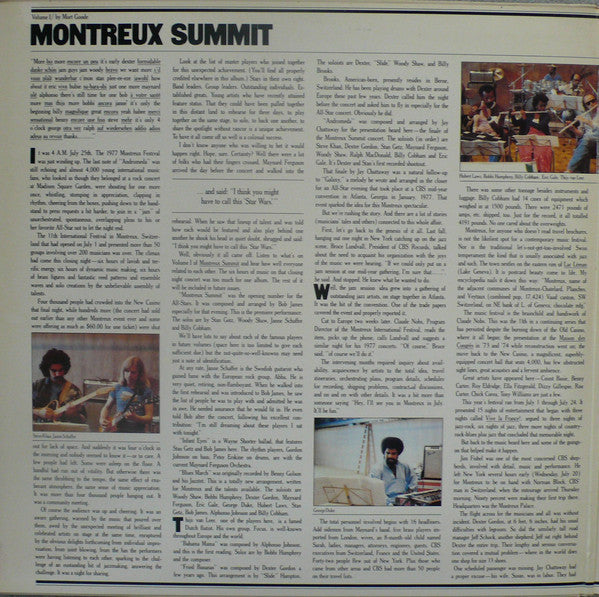 Various : Montreux Summit Volume 1 (2xLP, Album)