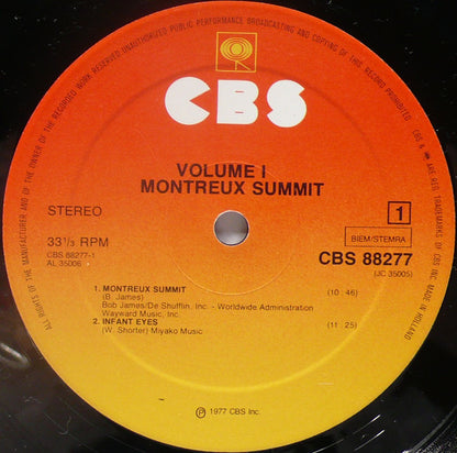 Various : Montreux Summit Volume 1 (2xLP, Album)