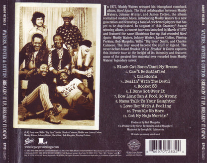 Muddy Waters, Johnny Winter & James Cotton : Breakin' It Up, Breakin' It Down (CD, Album)