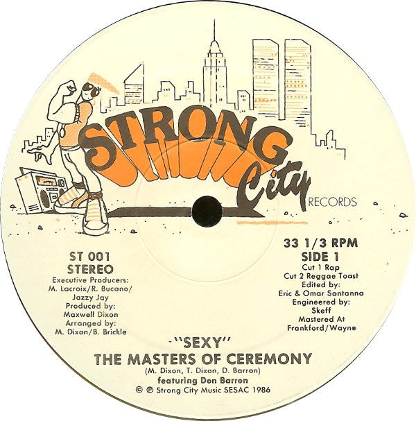 The Masters Of Ceremony* Featuring Don Barron* : Sexy (12")