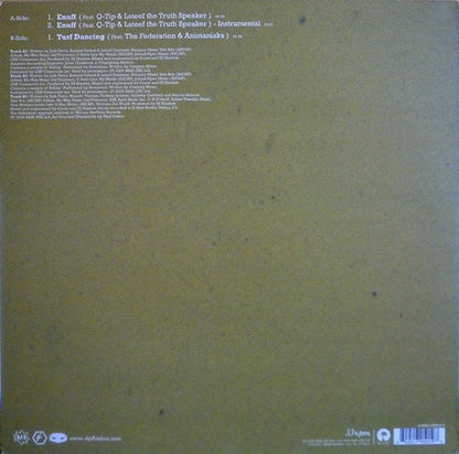 DJ Shadow Feat. Q-Tip & Lateef The Truth Speaker : Enuff (12", Single)
