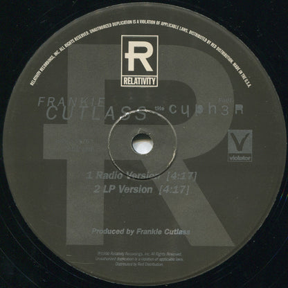 Frankie Cutlass : The Cypher: Part 3 (12", Single)